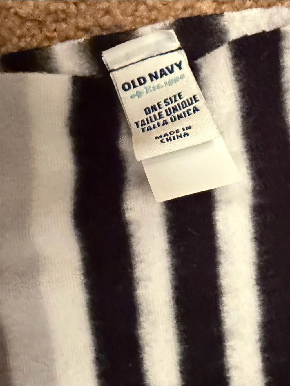 Old Navy Fleece Infinity Striped Ring Scarf